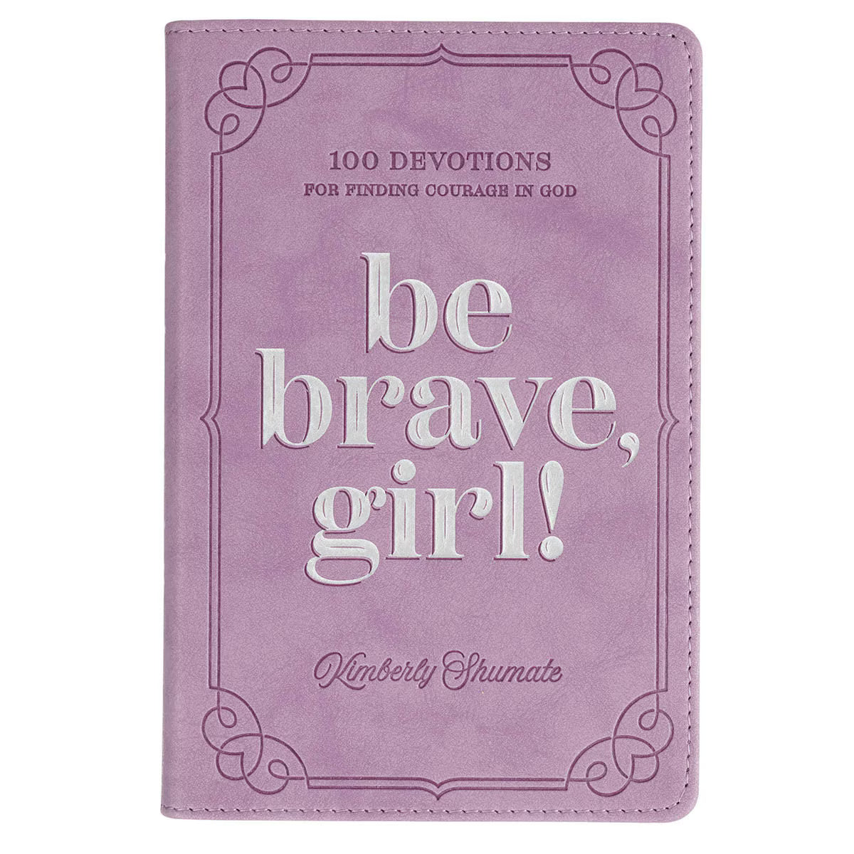 Be Brave, Girl! Purple Faux Leather Devotional by Kimberly Shumate