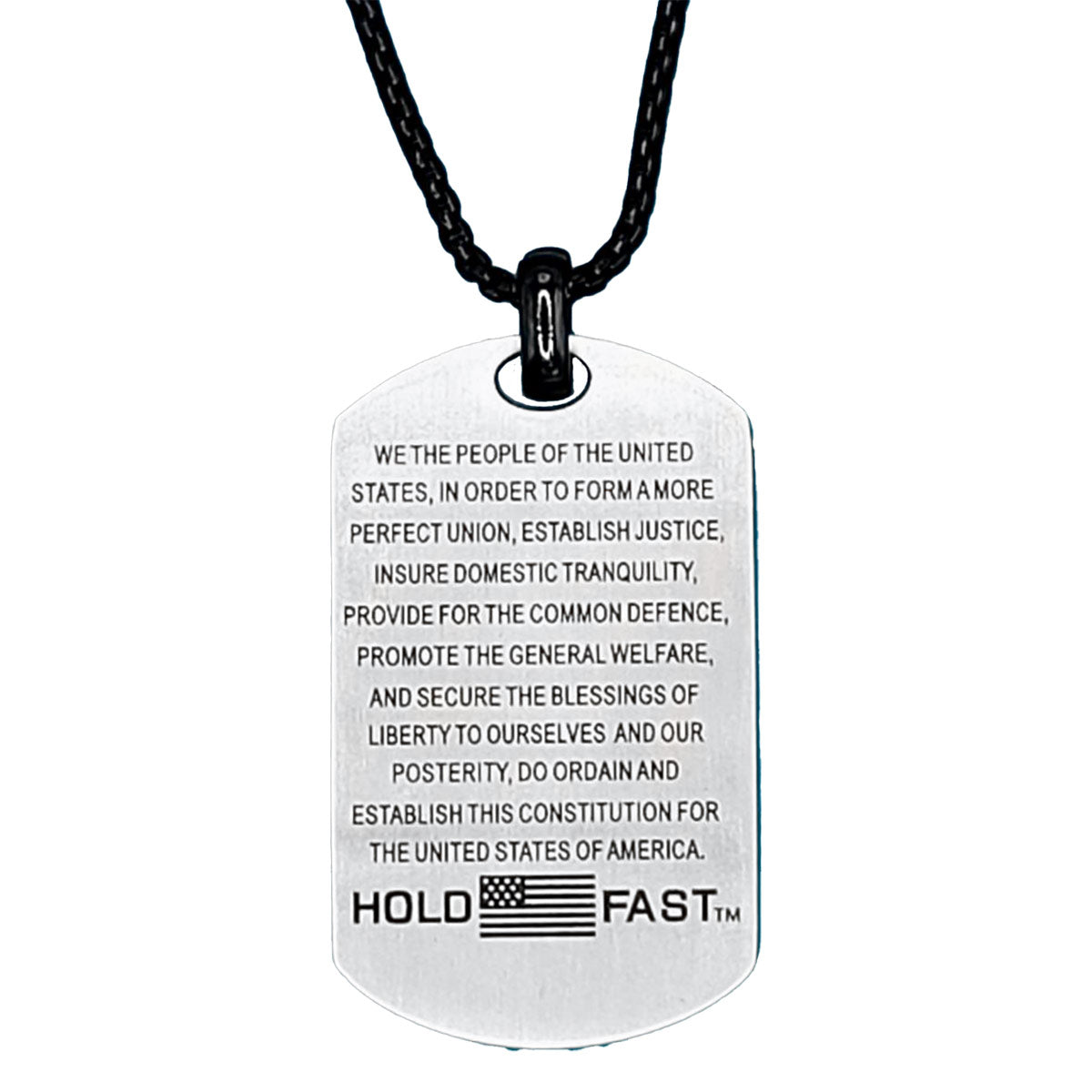 HOLD FAST Men's Necklace- We The People Flag