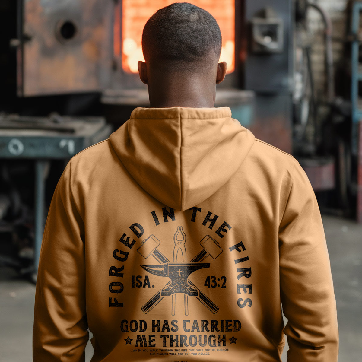 Mens Hoodie- Forged