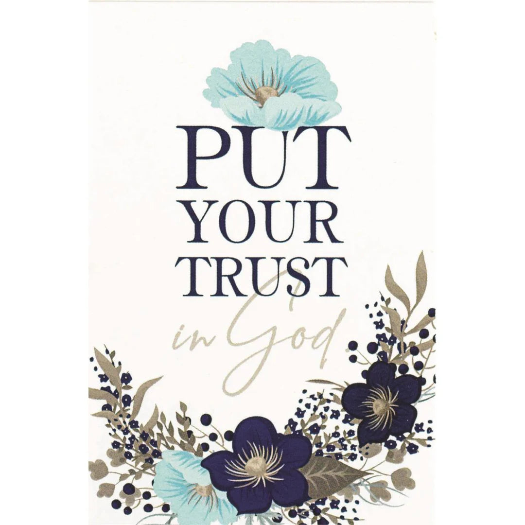 Put Your Trust in God Itty Bitty Blessings Card