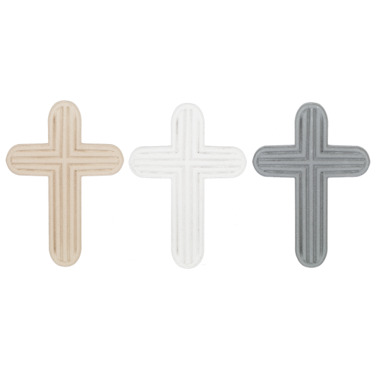 Faux Stone Cross Wall Décor