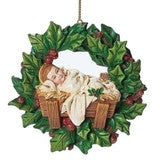 4.25" Holly Boughs Ornament, Holiday Traditions