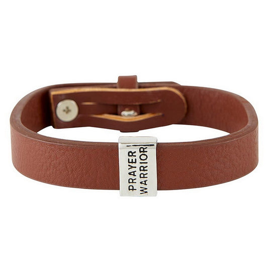Leather Bracelet - Prayer Warrior
