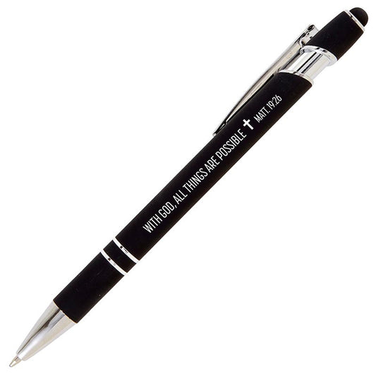 With God All Things are Possible Stylus Pen