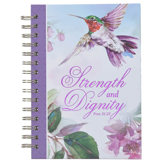Journal Spiral-bound Purple Strength and
Dignity Prov. 31:25