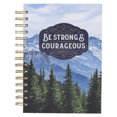 Strong and Courageous Mountain Vista Spiral Journal - Joshua 1:9