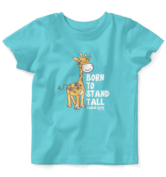 Kerusso Baby T-Shirt Born to Stand Tall Giraffe