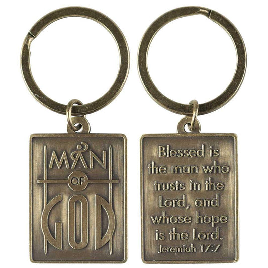 KYRING BLESSED IS THE MAN JER.17:7 METAL
