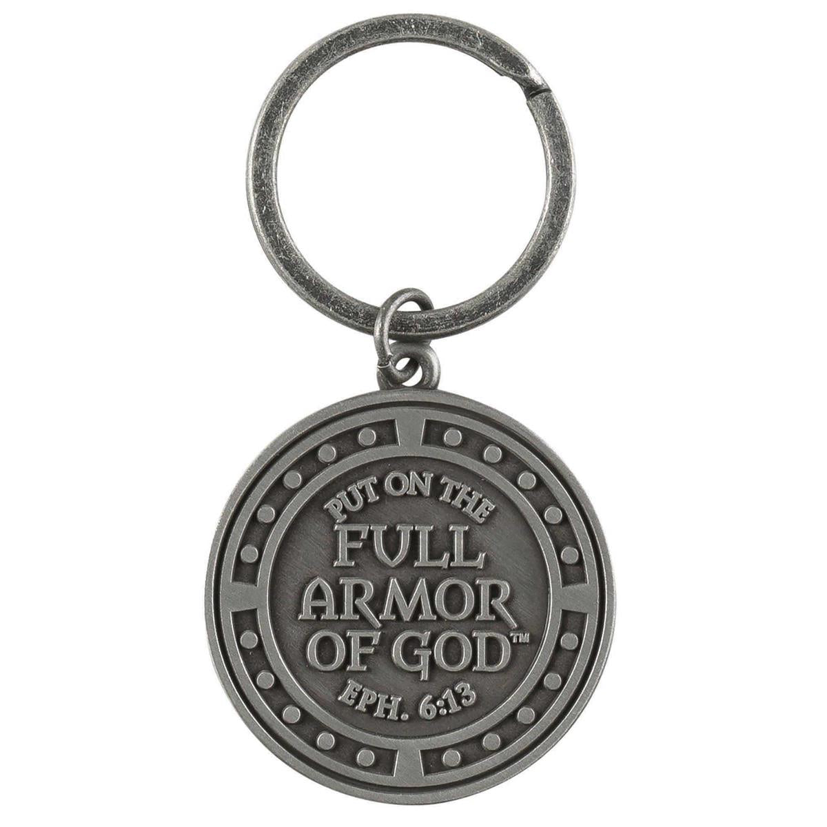 KEYRING FULL ARMOR OF GOD ANT SIL ZINC A