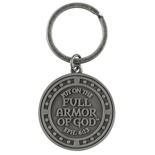 KEYRING FULL ARMOR OF GOD ANT SIL ZINC A