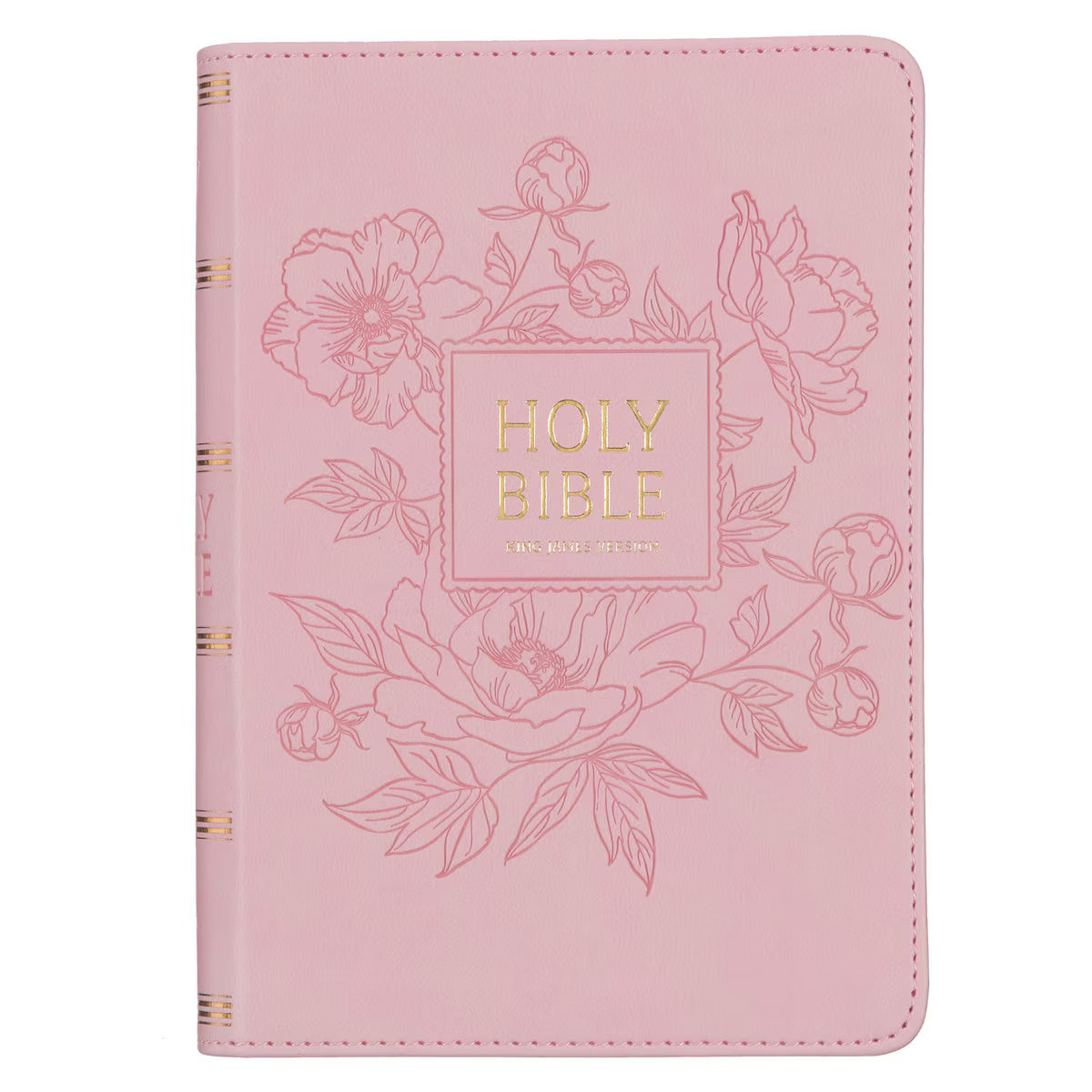 Ballet Pink Large Print Compact King James Version Bible