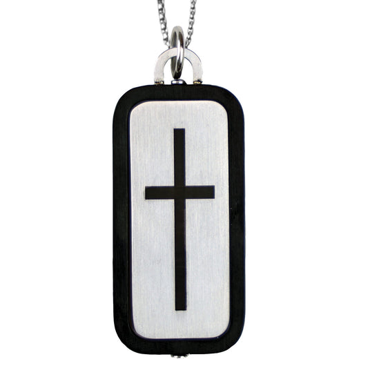 Kerusso Men's Necklace- John 3:16 Cross