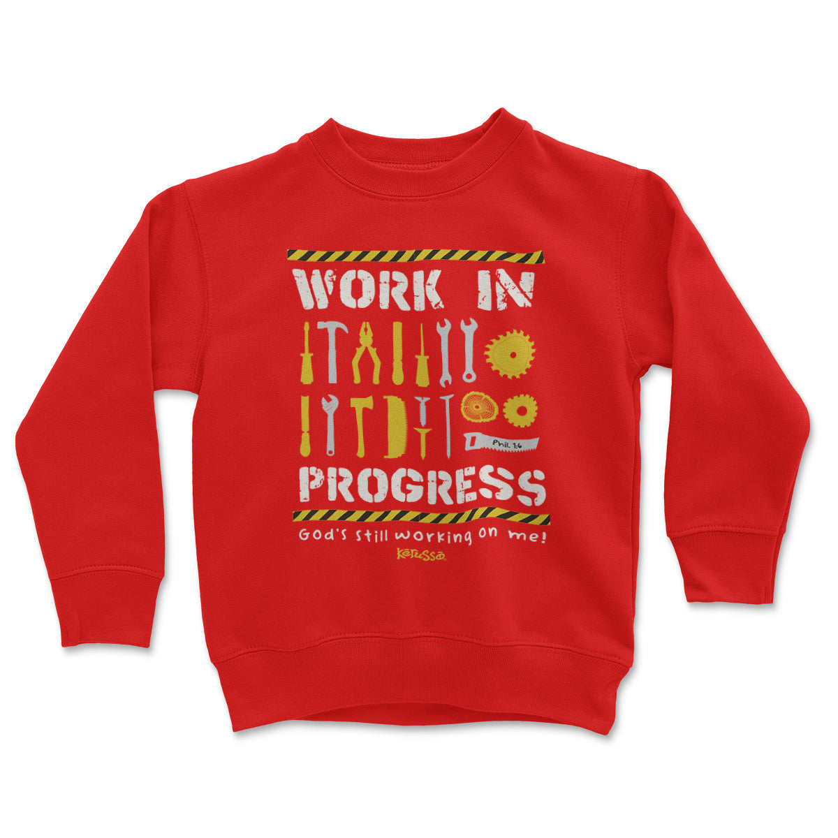 Kids Sweatshirt- Work In Progress