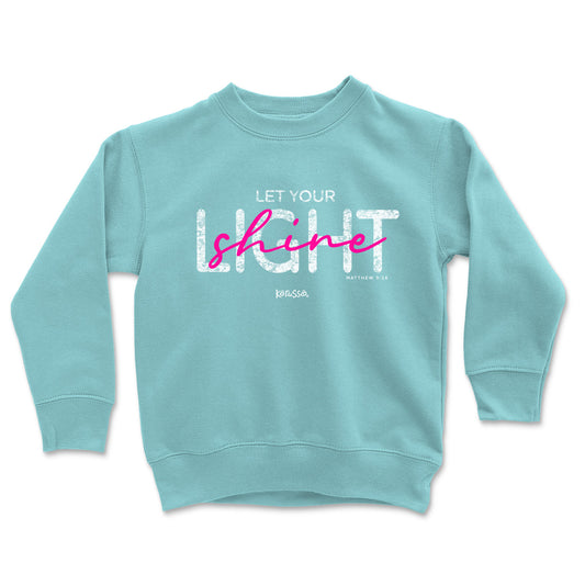 Kids Sweatshirt- Shine The Light