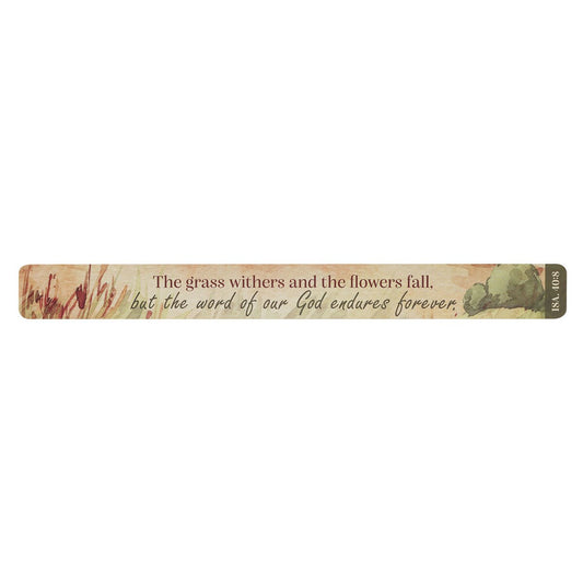 Word of Our God Endures Forever Large Magnetic Strip - Isaiah 40:8