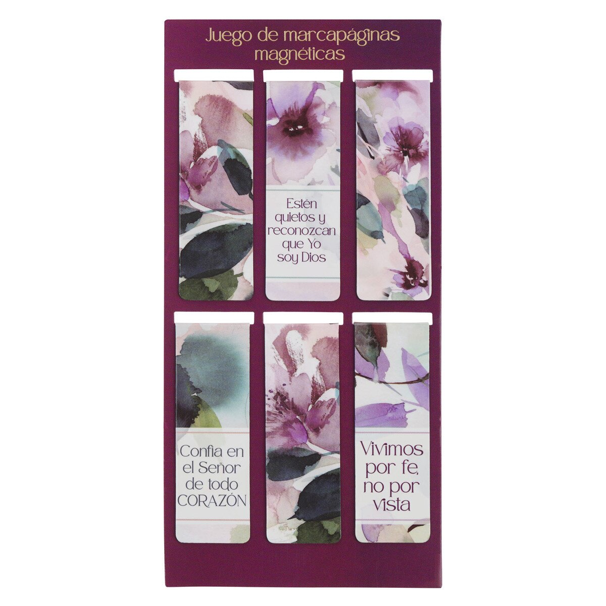 Juego de Marcapáginas Magnéticas “Florece Como Las Flores”