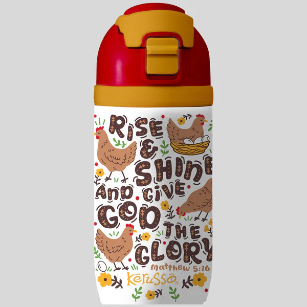 Kerusso 16 oz Stainless Steel Sport Bottle