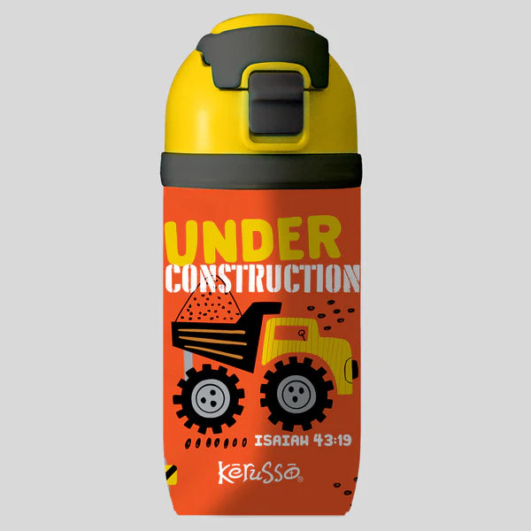 Kerusso 16 oz Stainless Steel Sport Bottle