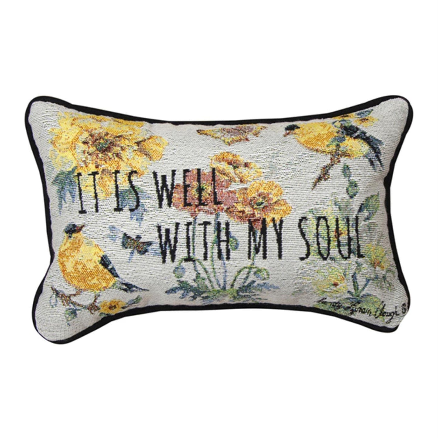 Sunshine Garden Word Pillow, 12.5 -inch Length
