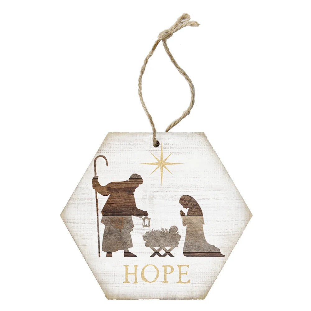 Nativity Hope Ornament