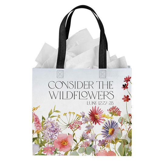 Consider the Wildflowers Reusable Gift Bag