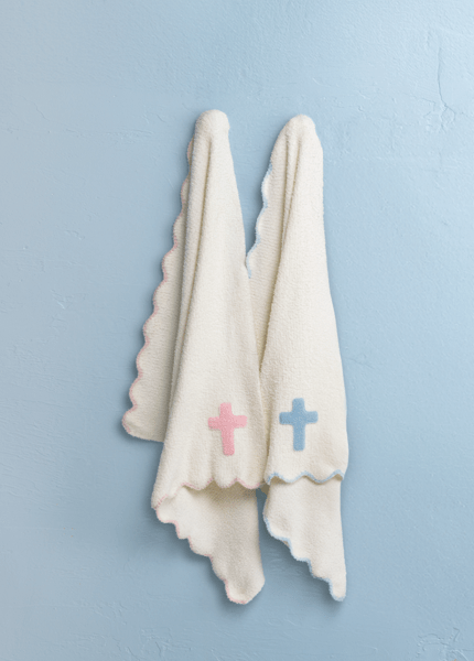 Chenille Cross Blanket