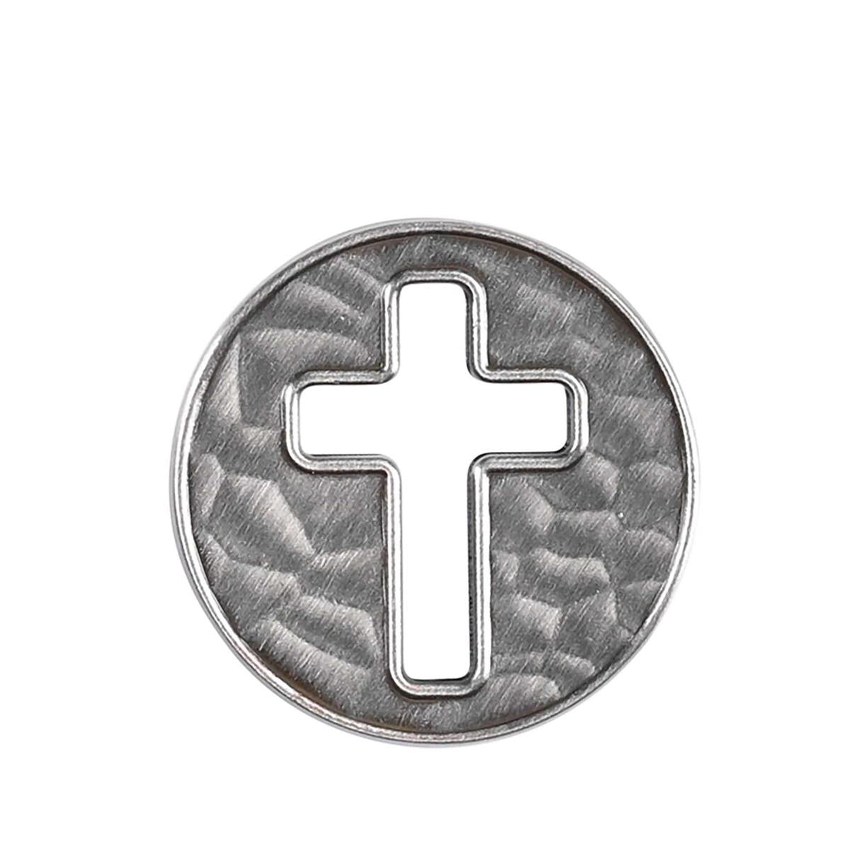 Pocket Coin Cross Blessed Is The Nation