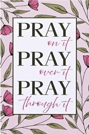 Itty Bitty Card Pray On Over Through It