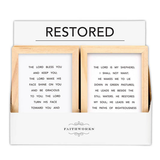 Encouragement Art- Small Wood Frame Easels