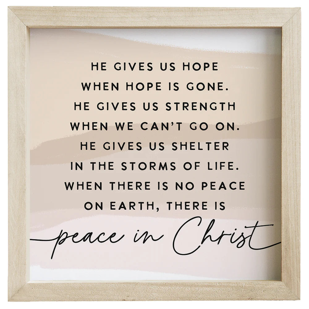 wall art-Peace In Christ