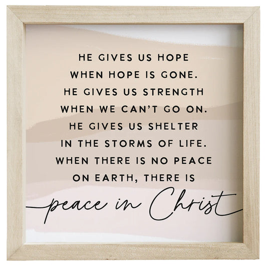 wall art-Peace In Christ