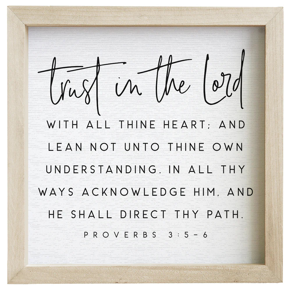 wall art-Trust In The Lord