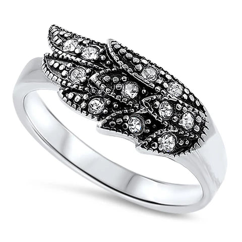 Women's Ring- Wing, "His Eye Is On The Sparrow"