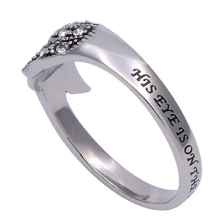 Women's Ring- Wing, "His Eye Is On The Sparrow"