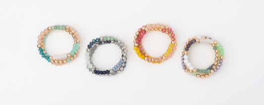 Simply Noelle Metal Stacked Bracelet