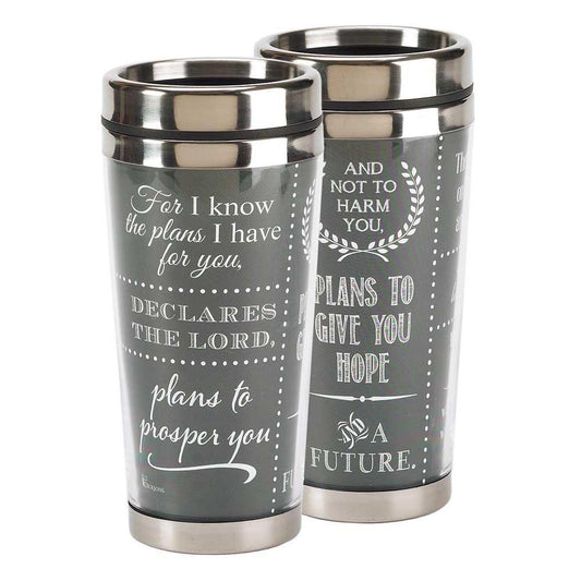 Travel Mug I Know The Plans Jer.29:11-13