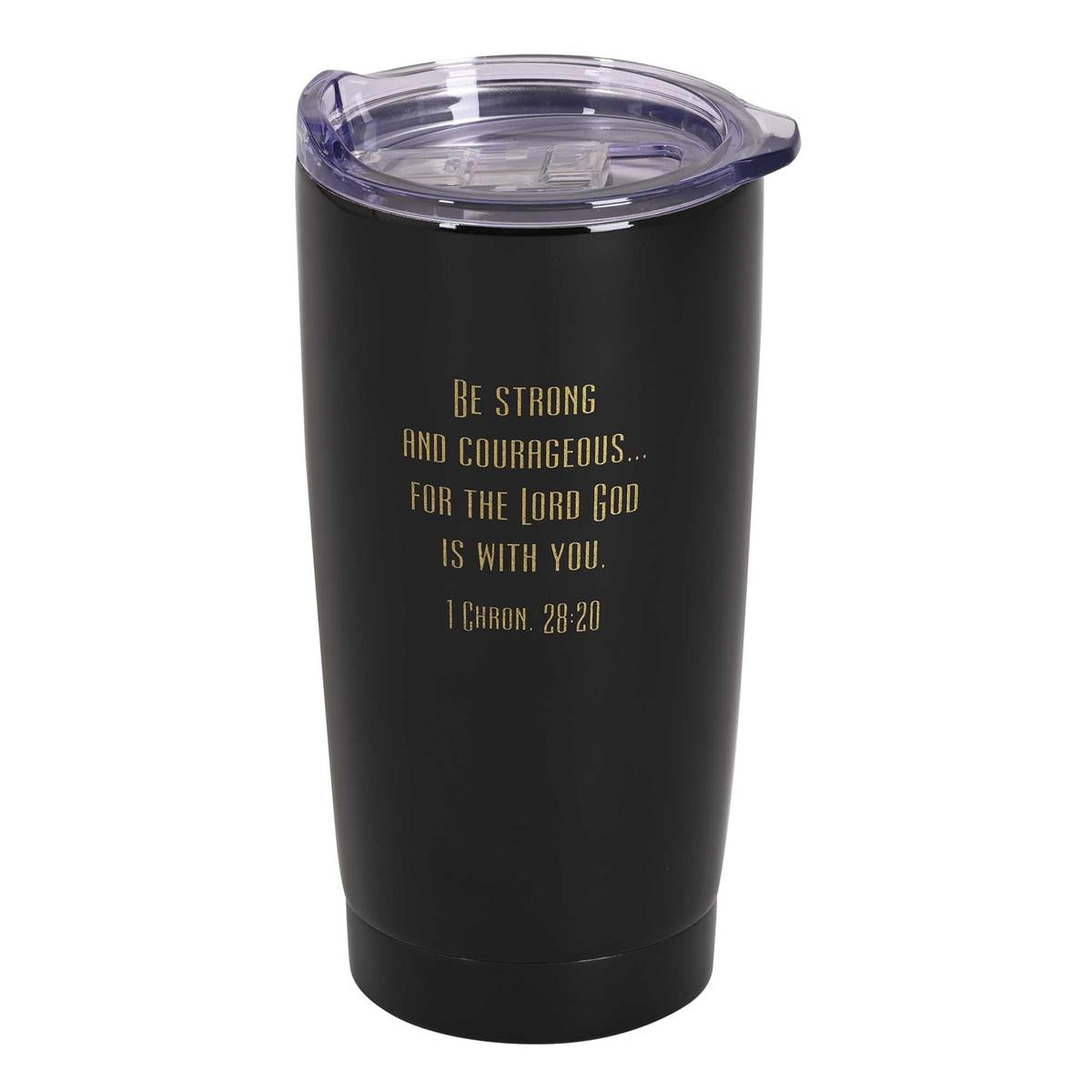 Tumbler Man Of God 20 oz Black