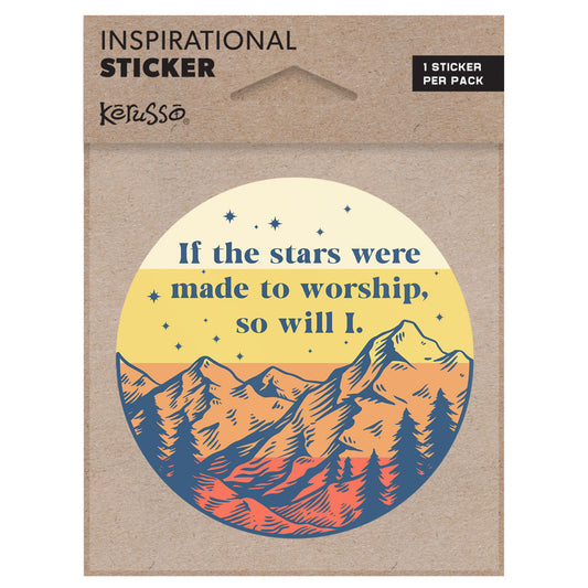 Sticker - Stars Were Made To Worship
