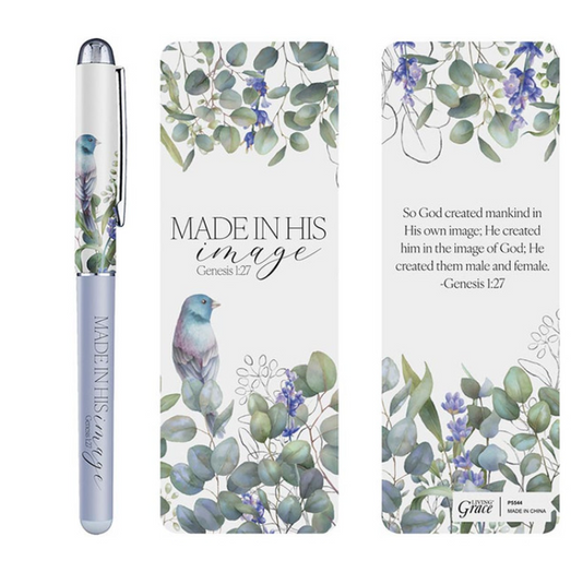 Made in His Image Pen & Bookmark Set