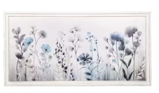 Embossed Wild Flower Wall Decor