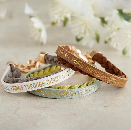 Wrapped In Love - Philippians 4:13 Bracelets