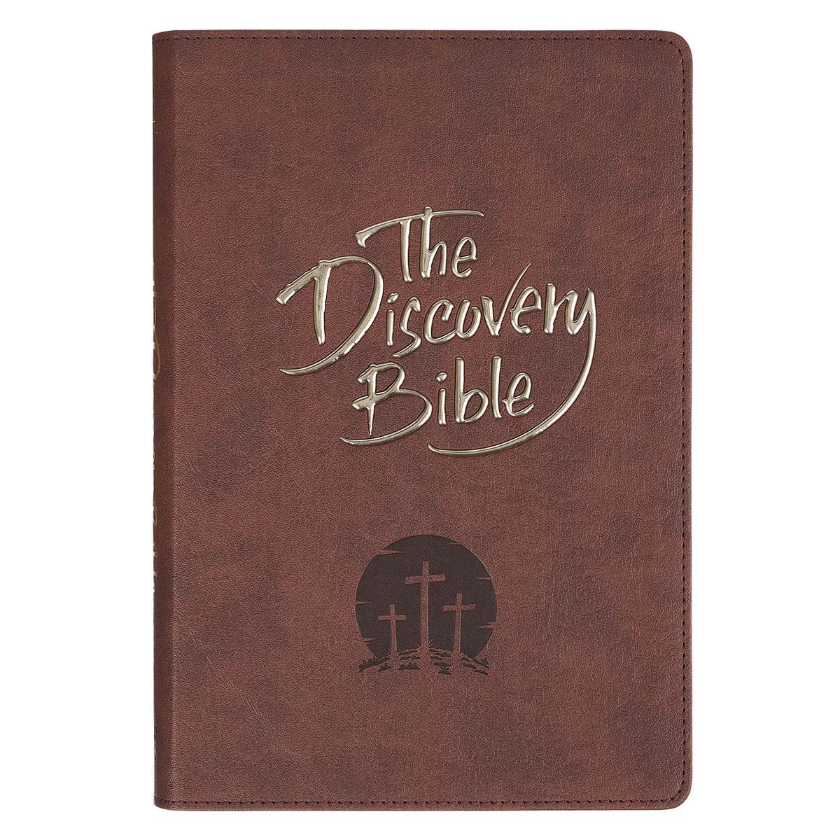 The Discovery Bible Faux Leather Brown