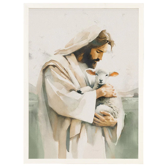 wall art-Jesus And Lamb