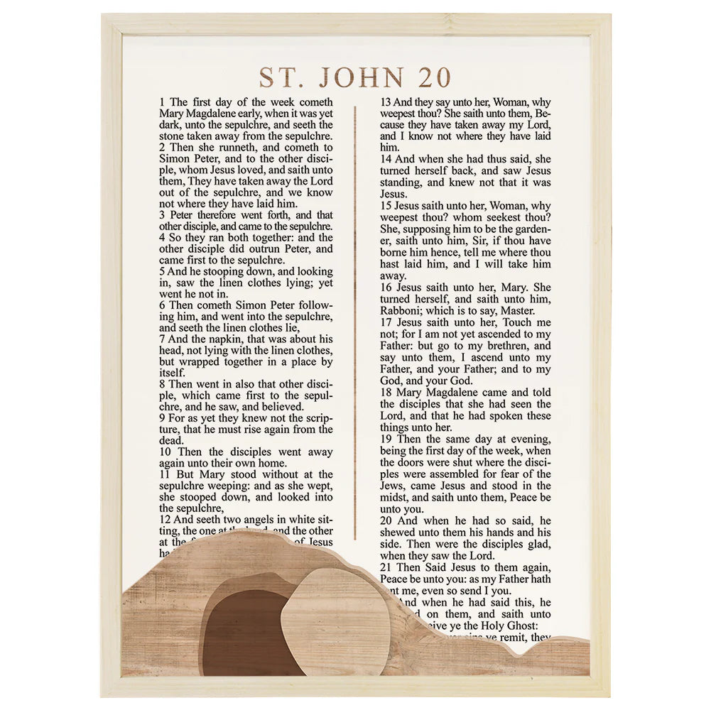 wall art-John 20 Empty Tomb