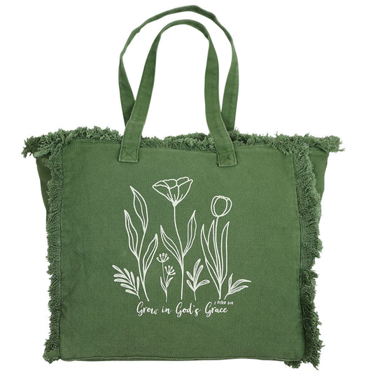grace & truth Tote Bag - Grow In God's Grace
