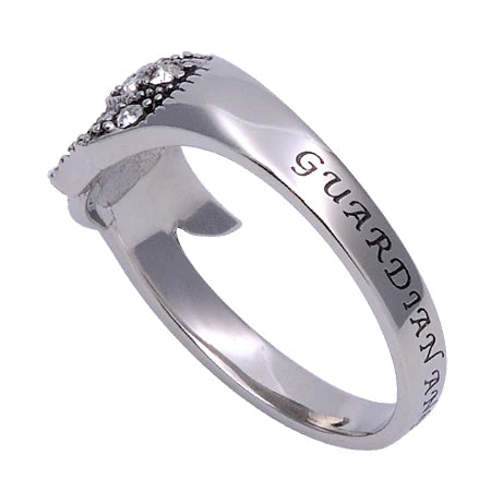 Women's Ring- Wing, "Guardian Angel"