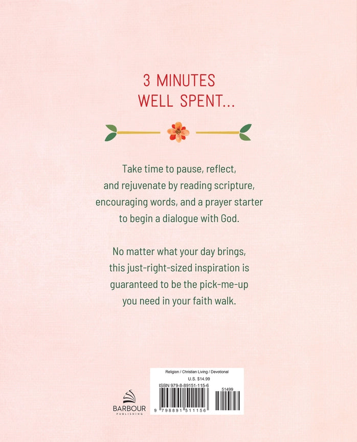 3-Minute Devotions For Women Large Print
