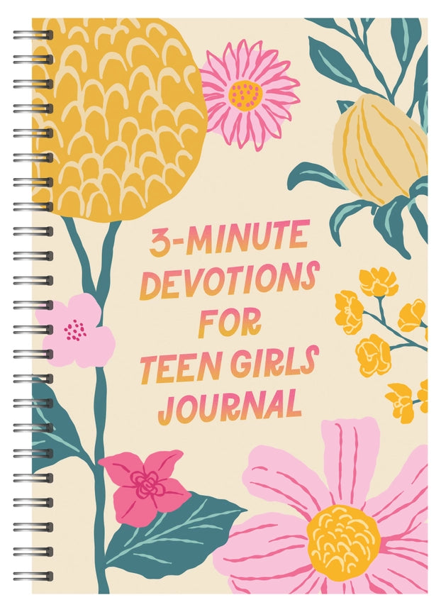 3-Minute Devotions For Teen Girls Journal