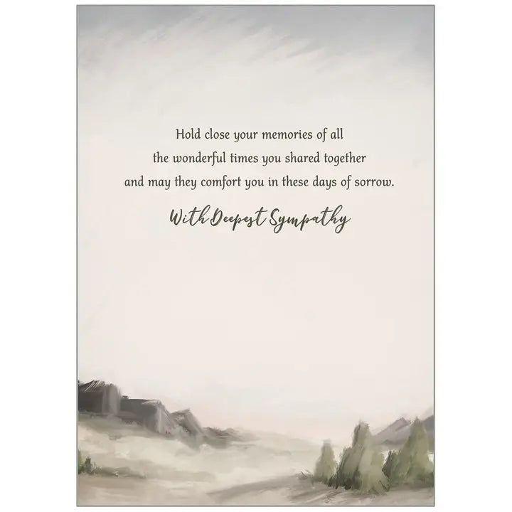 Never Forgotten - Faith Sympathy Card- SCD112312
