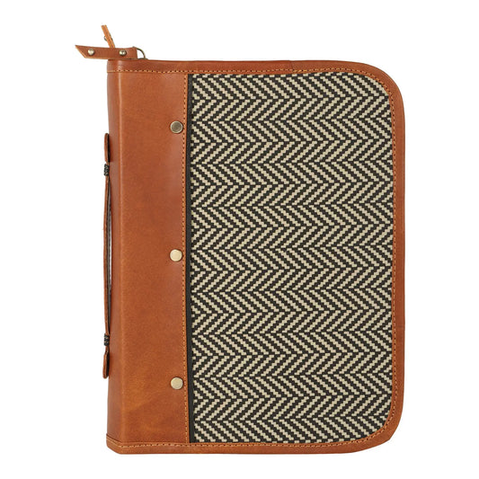 Bible Cover Herringbone Large